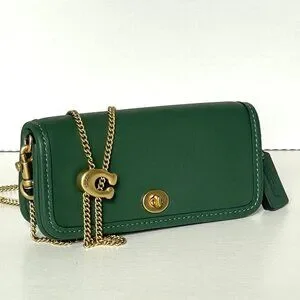 Coach | Bags | Coach Dinky Bag 4 Mini Crossbody Hunter Green